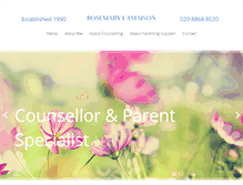 Tablet Screenshot of middlesexcounselling.co.uk